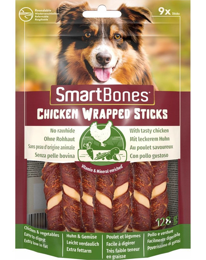 SMART BONES Chicken Wrap Sticks Mini 9 pcs.