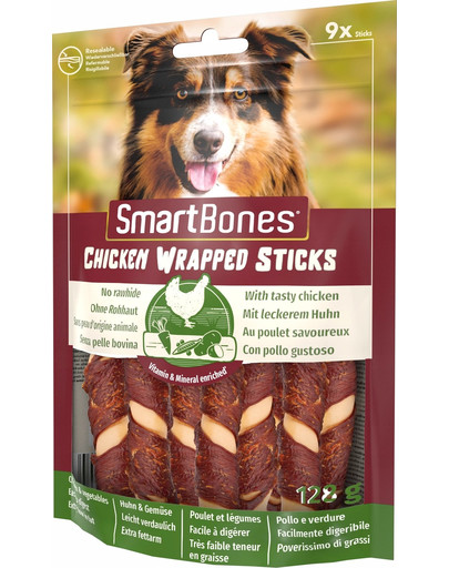 SMART BONES Chicken Wrap Sticks Mini 9 pcs.