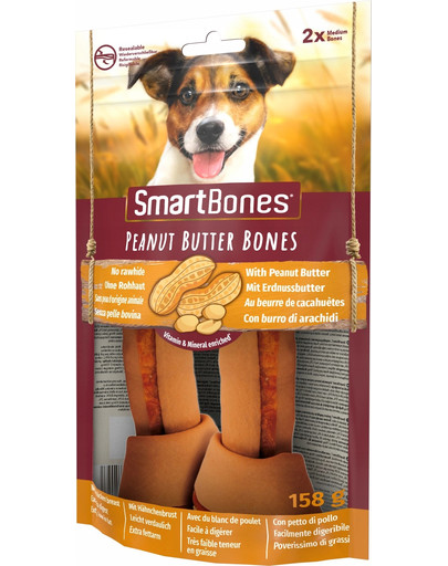 SMART BONES Peanut Butter Medium 2 pcs.