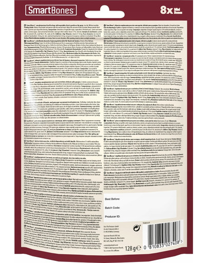 SMART BONES Sweet Potato Bones Mini 8 pcs.