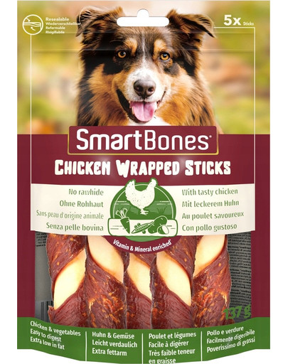 SMART BONES Chicken Wrap Sticks Medium 5 pcs.