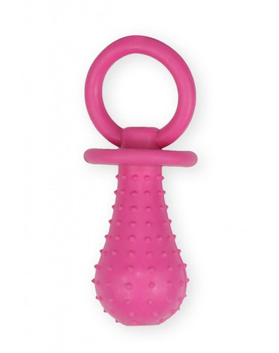 PET NOVA Dog Lifestyle Tétine avec clochette 14cm rose arôme menthe