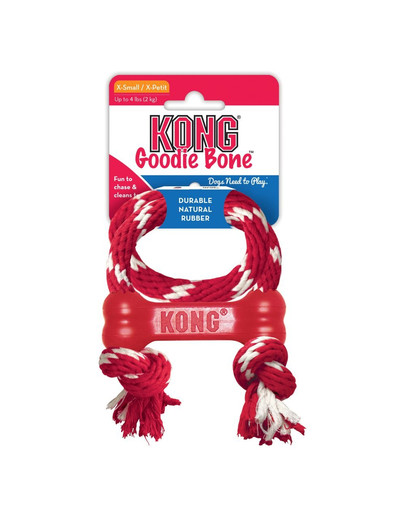 KONG Goodie Bone with Rope XS