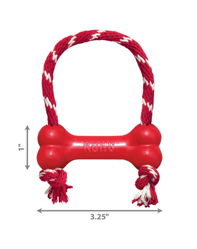 KONG Goodie Bone with Rope XS