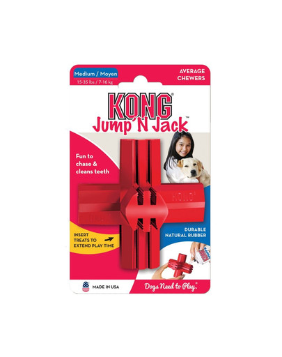 KONG Jump'N Jack medium 9 cm kj 2