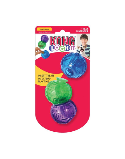 KONG Lock-It 3-pk S