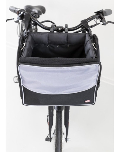 TRIXIE Front-Box per cani, nero/grigio, 41 × 26 × 26 cm