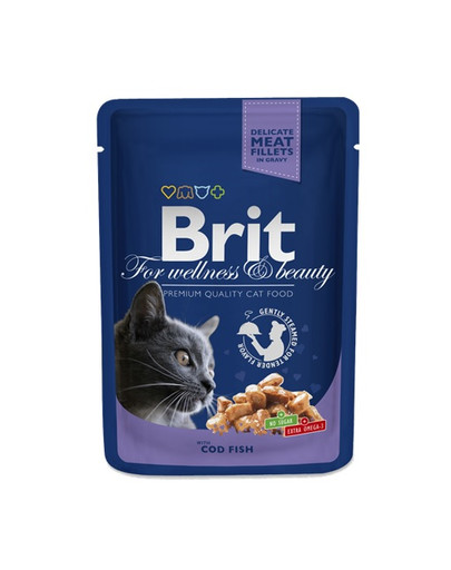 BRIT Premium Cat Adult Cod Fish 24 x 100g