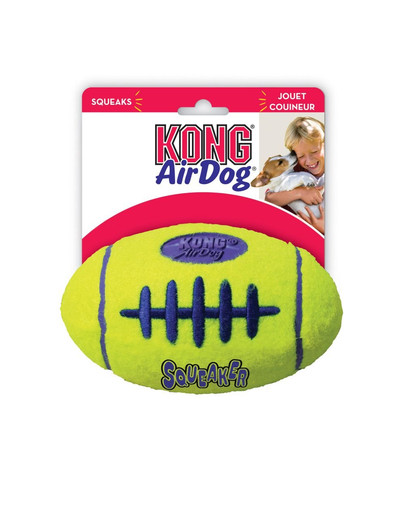 KONG AirDog Squeaker Football small 85mm