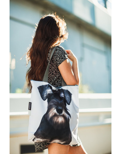 FERA Sac de courses motif Schnauzer