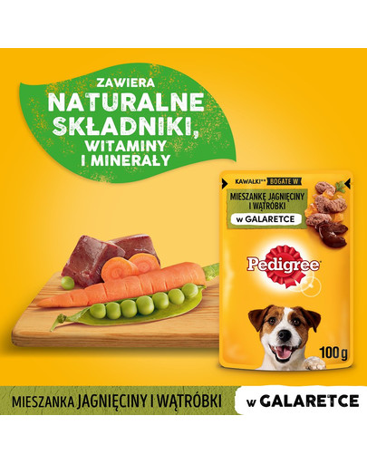 PEDIGREE Adult  avec des morceaux d'agneau en gelée 100g