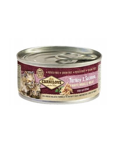 CARNILOVE Chatons Dinde & Saumon 12x100 g