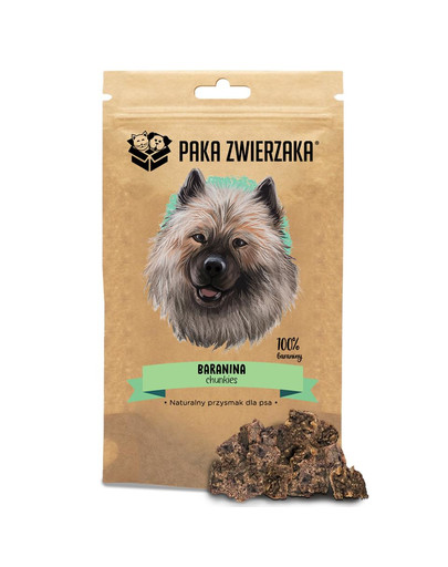 PAKA ZWIERZAKA Chunkies Agneau 100% 80 g friandises naturelles pour chiens