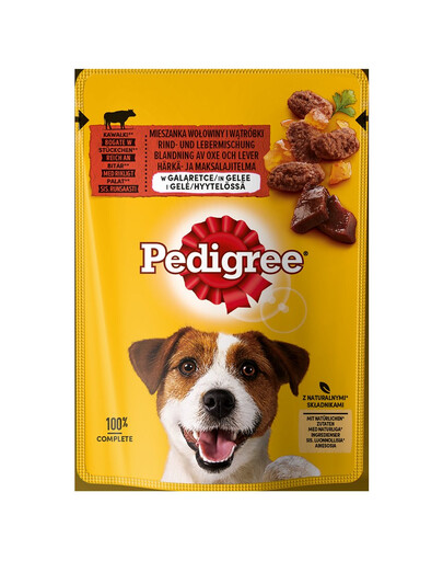 PEDIGREE Adult nourriture humide pour chiens en gelée 24 sachets de 100 g