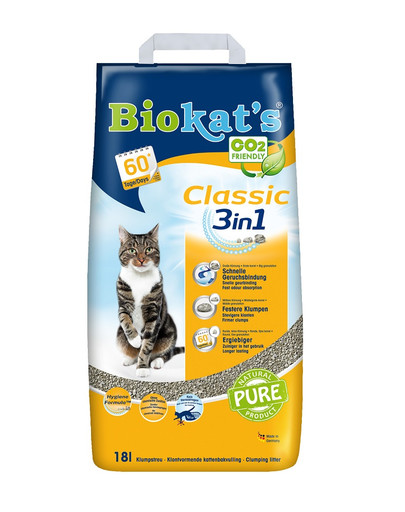 BIOKAT'S Classic 3w1 18 l in bentonite naturale
