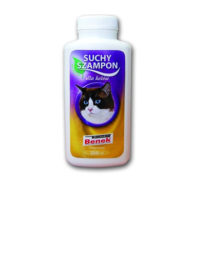 BENEK Shampooing sec de soin pour chats 250 ml