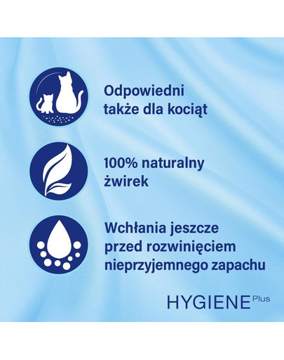 CATSAN Hygiene Plus 20l lettiera naturale per gatti