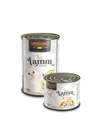 LEONARDO Croquettes pour chat LEONARDO Lamb with extra filet 200 g