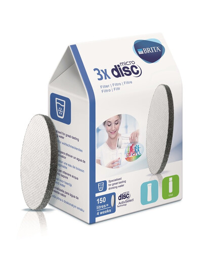 BRITA MicroDisc filtr do butelki Fill&Go i karafki 3 szt.