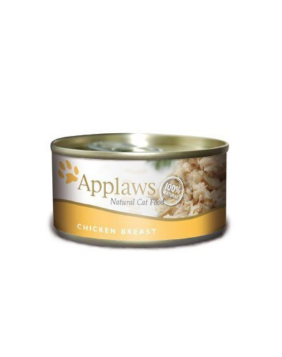 APPLAWS Cat Tin Chicken Breast 72 x 156 g petto di pollo per il gatto