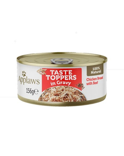 APPLAWS Taste Toppers Pierś z kurczaka z wołowiną w galaretce 156 g