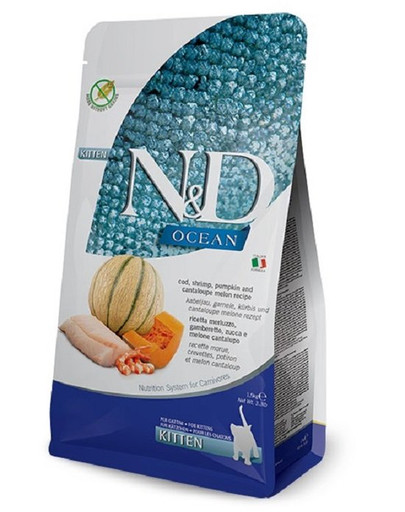 FARMINA N&D Ocean Kitten Shrimp, Pumpkin & Cantaloupe 50g