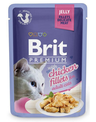 BRIT Premium Fillets in Jelly saszetki w galaretce dla kota 24 x 85 g