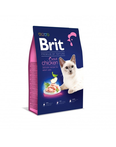 BRIT Cat Premium by Nature Adult chicken 1,5 kg