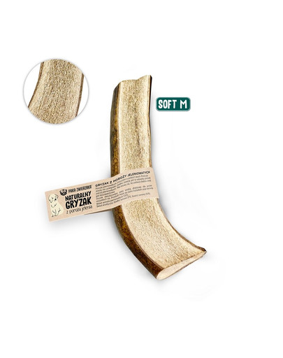 PAKA ZWIERZAKA Corna di cervo da masticare per cani Soft M 12 cm
