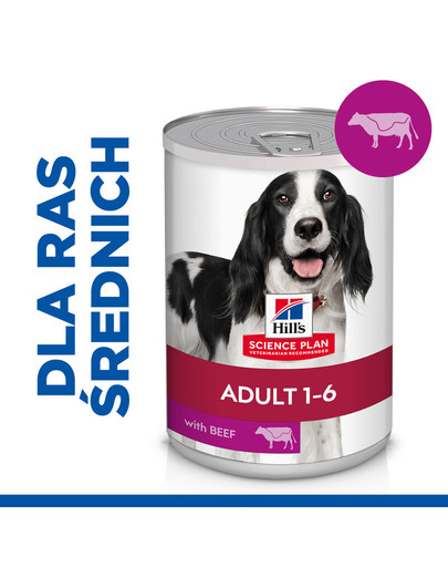 HILL'S Science Plan Canine Adult Beef 370 g per cani adulti con manzo
