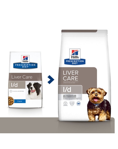 HILL'S Prescription Diet Canine l/d 4 kg alimenti per cani con malattie del fegato