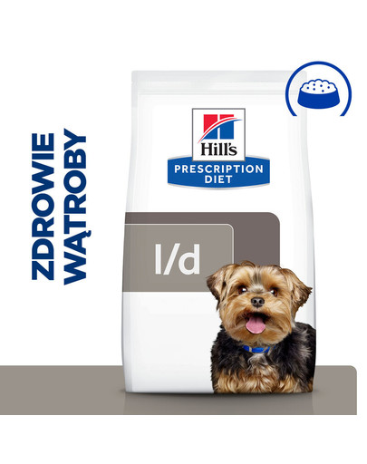 HILL'S Prescription Diet Canine l/d 4 kg alimenti per cani con malattie del fegato