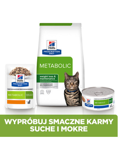 HILL'S Prescription Diet Feline Metabolic con pollo 3 kg