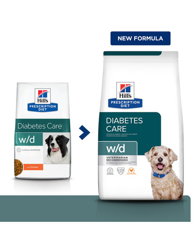HILL'S Prescription Diet w/d Diabetes Care Chicken Adult 10 kg