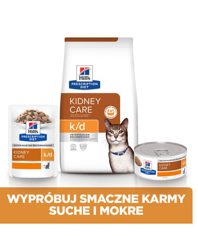 HILL'S Prescription Diet Cat K/D Kidney Care 3 kg