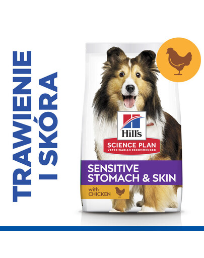 HILL'S Canine Adult Sensitive Stomach&Skin 14 kg