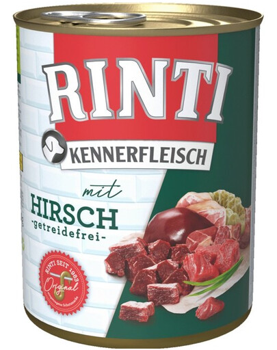 RINTI Kennerfleisch Venison jeleń 12 x 800 g