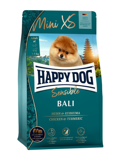 HAPPY DOG MiniXS Bali 2,6 (2 x 1,3 kg) dla psów małych i miniaturowych
