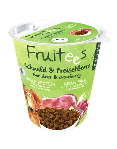 BOSCH Fruitees Snack sarna & żurawina trenerki dla psa 4 x 200 g