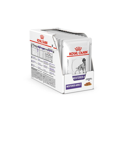 ROYAL CANIN VHN Neutered Adult Dog sos 24x100g karma mokra dla dorosłych psów po zabiegu sterylizacji, z tendencją do nadwagi lub wrażliwą skórą