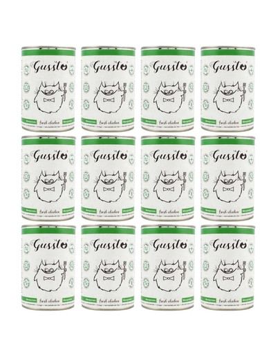 GUSSTO Fresh Chicken - carne fresca di pollo 12x400 g