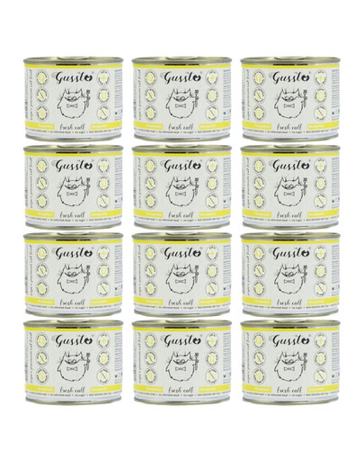 GUSSTO Fresh Calf - carne fresca di vitello 12x200 g