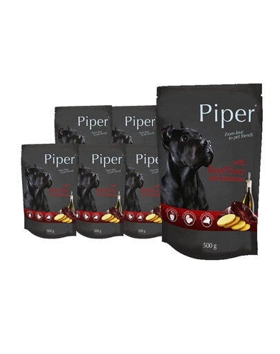 DOLINA NOTECI PIPER con fegato di manzo e patate 10 x 500g