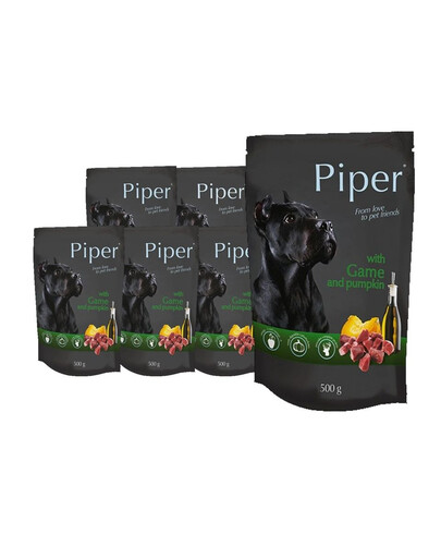 DOLINA NOTECI PIPER con selvaggina e zucca 10 x 500g