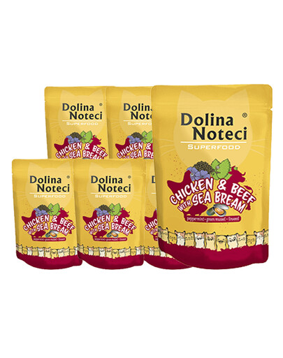 DOLINA NOTECI Superfood pollo, manzo e merluzzo 10 x 85g