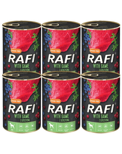 DOLINA NOTECI RAFI Game con selvaggina 6 x 800g
