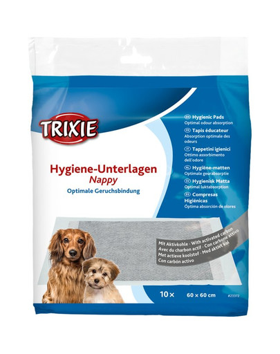 TRIXIE Tappetino igienico con carbone attivo per cuccioli 60x60cm 10 pz