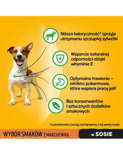 PEDIGREE Adult manzo, agnello, tacchino, carote 4x100g cibo umido per cani adulti