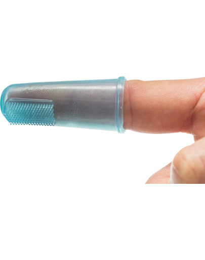 TRIXIE Set di spazzolini da dito per denti per un cane/gatto 6cm 2 pz.