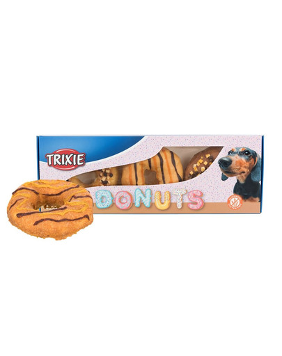 TRIXIE Ciambelle per cani con anatra, zucca e banana 3 × 100 g